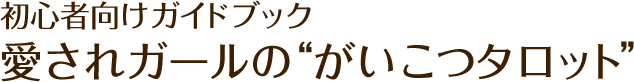 初心者向けガイドブック 愛されガールのがいこつタロット